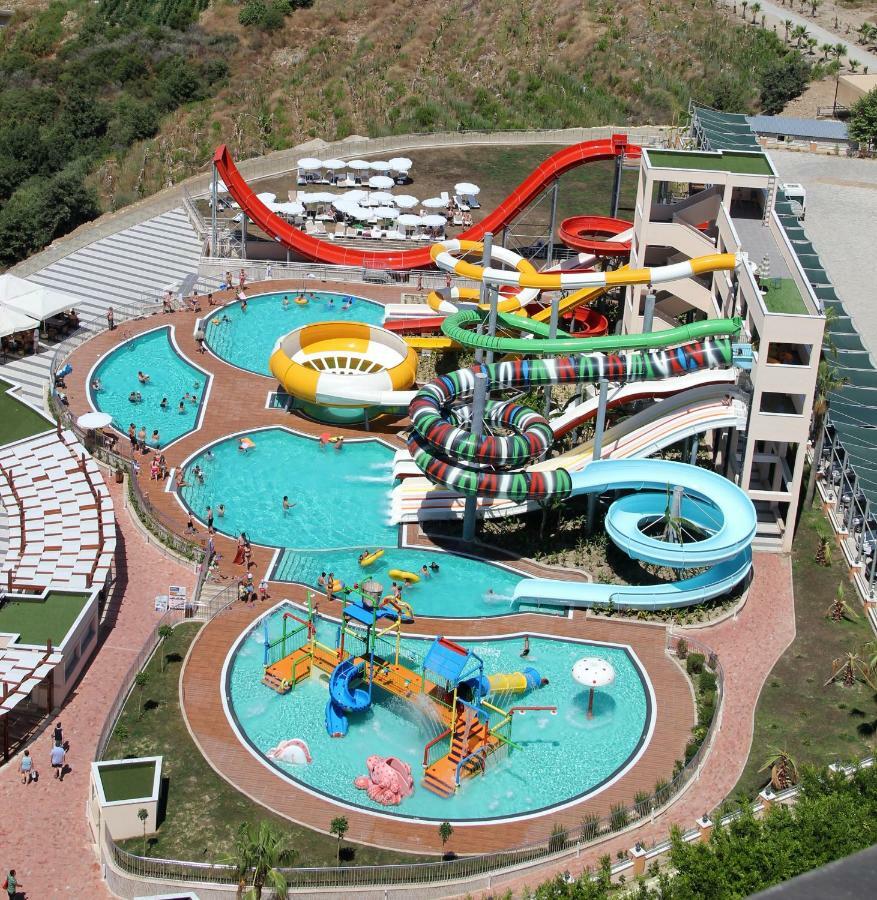 Gold City 1+1 Villa In Free Aquapark Alanya Luaran gambar